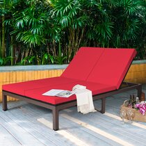 Outdoor chaise lounge online for two